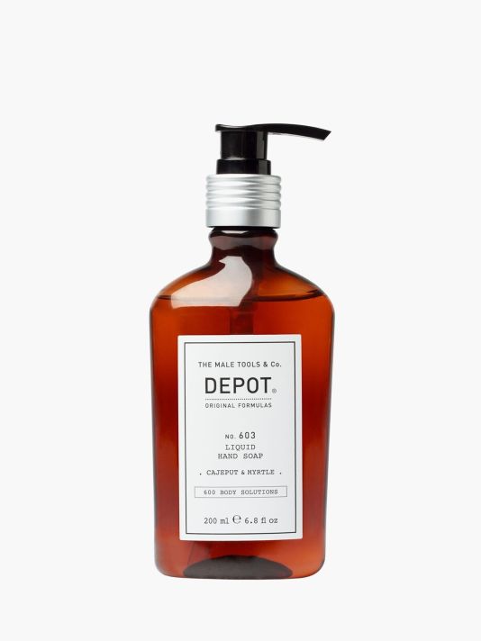 Depot, 600 Body Solutions No. 603, Cajeput & Myrtle, Sorbitol, Cleansing, Liquid Soap, For Hands