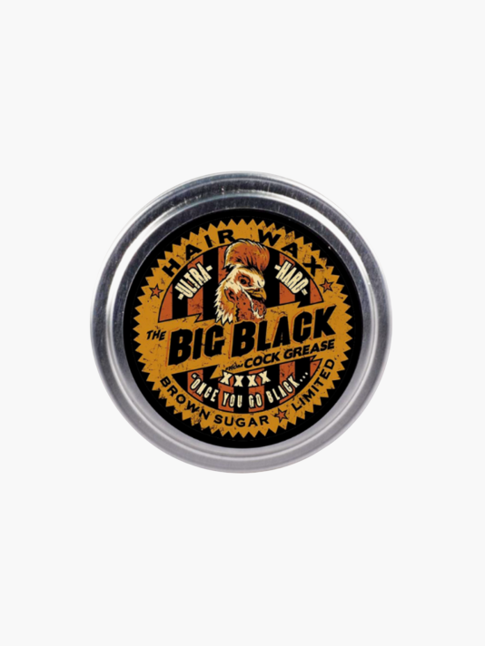 Cock Grease, Ultra Hard The Big Black XXXX, Hair Styling Pomade, For Definition & Texture, Strong Hold