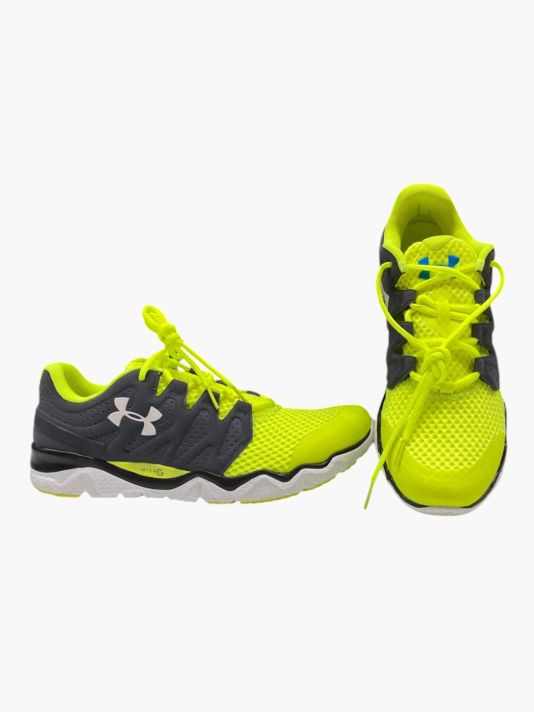 Under Armour, Micro G Optimum, Sport Shoes, Grey/Neon, For Men
