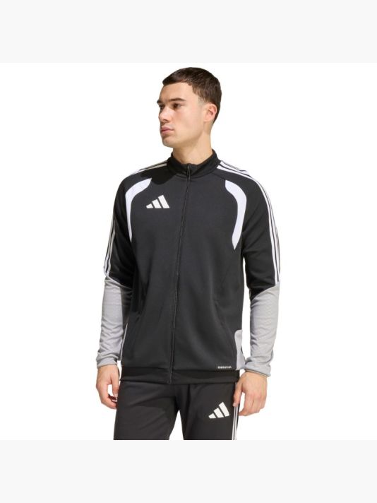 Men's adidas Tiro 26 Competition Training sweatshirt black, gray, and white JX4260