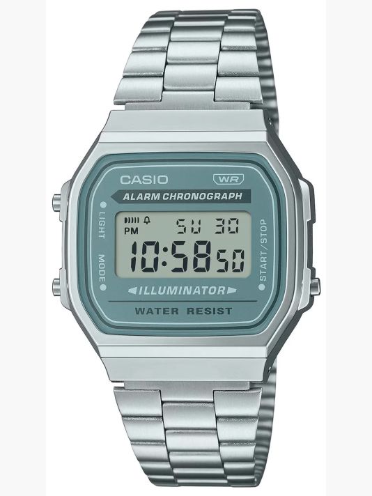 Meeste käekell CASIO VINTAGE A168WA-3AYES + KARBIS