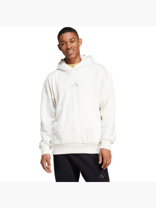 Meeste valge kapuutsiga pusa Adidas All Szn Fleece IY4121