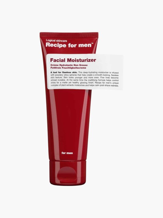 Recipe For Men, Facial Moisturizer, Deep Hydration, Cream, For Face