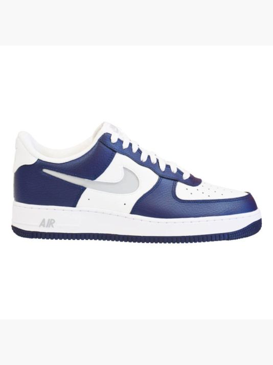Nike Air Force 1 '07 Low Men's Shoes White Navy Grey - DV3501-400