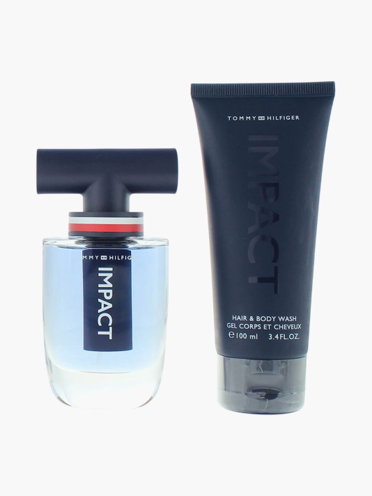 Set Tommy Hilfiger: Impact, Eau De Toilette, For Men, 50 ml + Impact, Shower Gel, Body