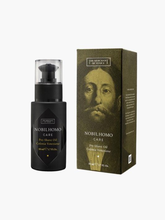 The Merchant Of Venice, Nobil Homo Care, Olive Oil, Hydrating & Softening, Pre-Shaving Oil