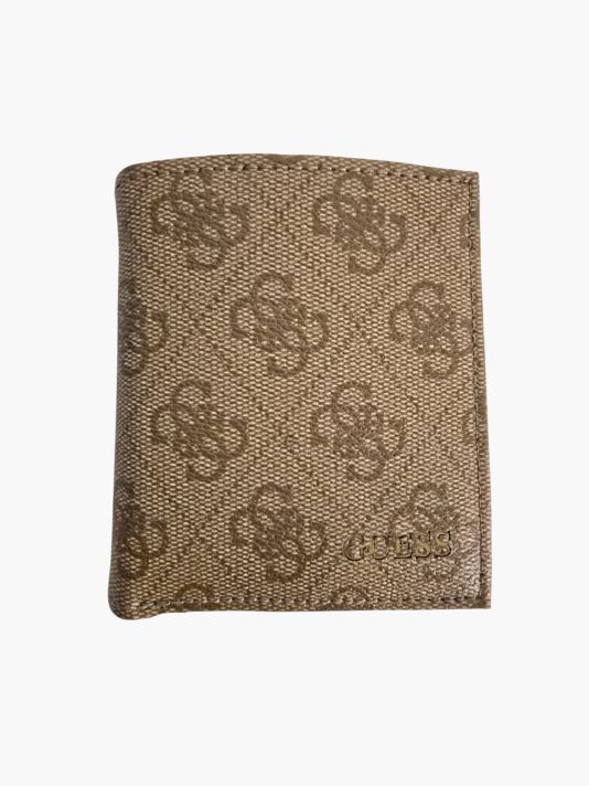 Guess, Vezzola, Textile Wallet, Small Billfold, SMVEZZPOL22, Brown, For Men