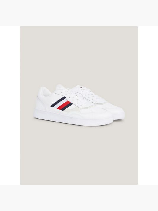 Tommy Hilfiger Court Cupsole Retro Lth Stripes M FM0FM04828YBS shoes