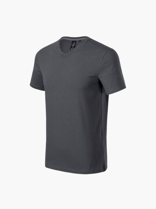 Malfini Action V-neck M MLI-70083 light anthracite T-shirt