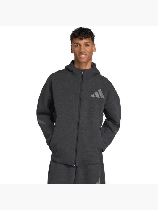 Men's adidas ZNE PR FZ sweatshirt black JM6055