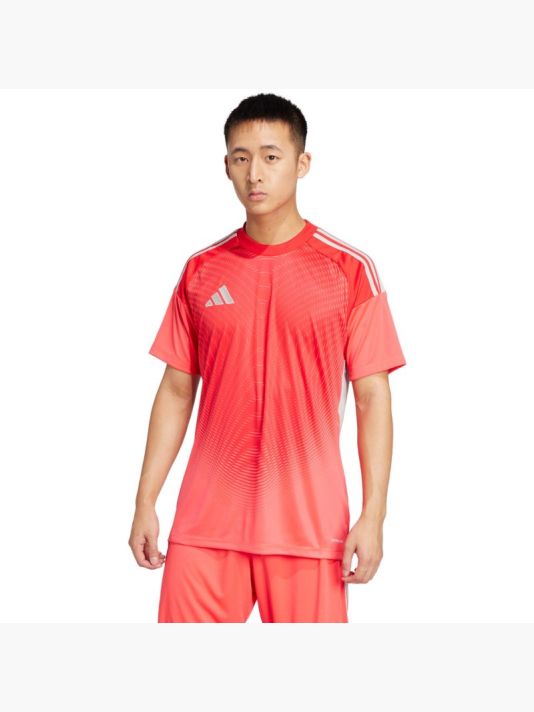 adidas Tiro 25 Competition Jersey Short Sleeve Men's Goalkeeper Shirt Red JI9717