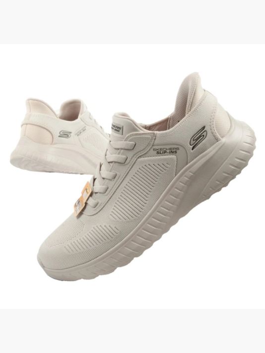 Meeste jalatsid Skechers Bobs Squad Chaos SLIP-INS ecru