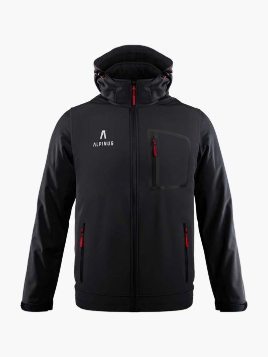 Alpinus Stenshuvud softshell jacket black BR43371