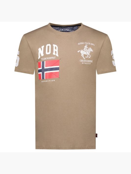 Geographical Norway Jequestre T-shirt 254 M SY1305H/GN-Taupe