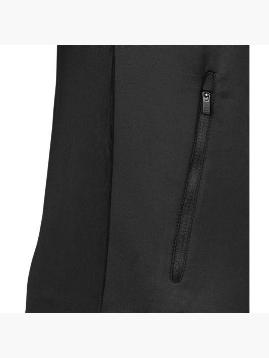 SELECT Monaco black v24 zip-up football training sweatshirt with hood