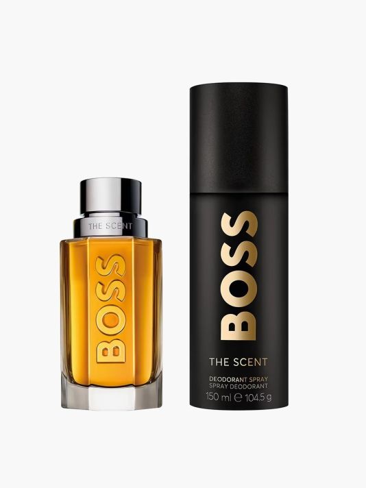 Set Hugo Boss: The Scent, Spicy, Deodorant Spray, For Men, 150 ml + The Scent, Eau De Toilette, For Men
