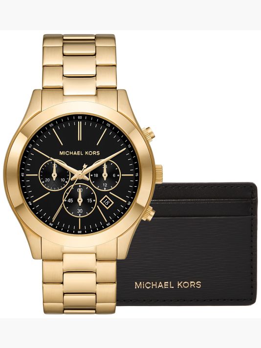 Meeste käekell + MICHAEL KORS MK1076SET kaarditasku + kinkekarp