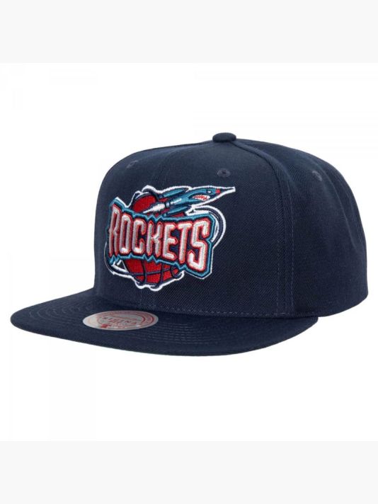 Mitchell & Ness NBA Houston Rockets Team Ground 2.0 Snapback Hwc Rockets Cap HHSS3258-HROYYPPPNAVY