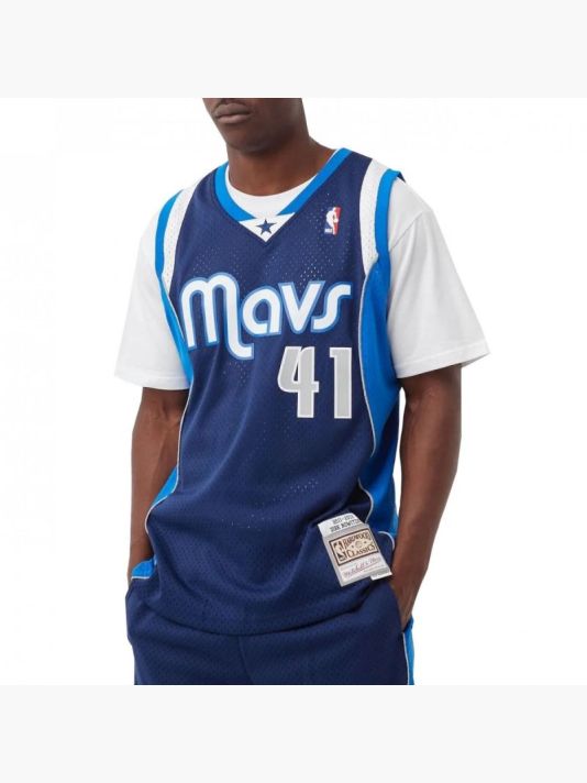 Mitchell & Ness NBA Swingman Dallas Mavericks Dirk Nowitzki M T-shirt SMJY1148-DMA11DNOASBL