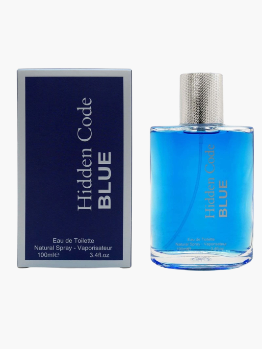 Fine Perfumery, Hidden Code Blue, Eau De Toilette, For Men