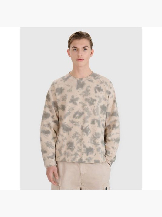 Men's sweatshirt without zipper and hood 4F 4FRSS25TSWSM2180-83A