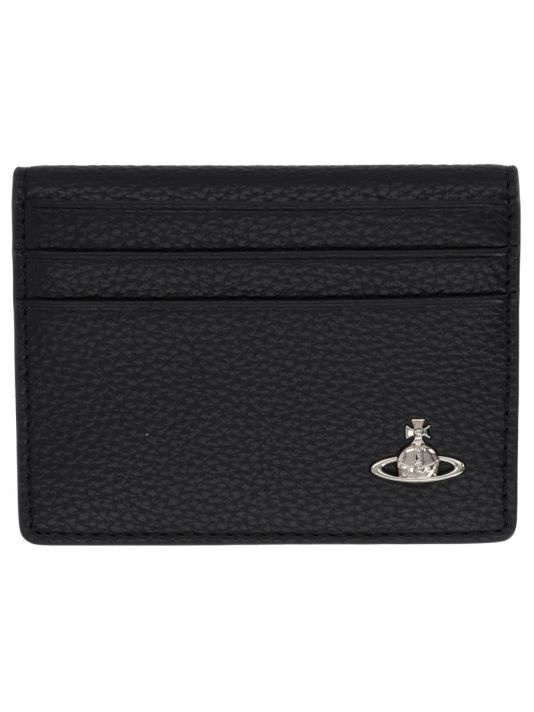 CARD HOLDER WITH "ORB" DETAIL