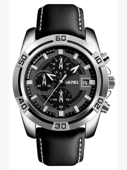 Zegarek Męski Skmei 9156SIBK + BOX
