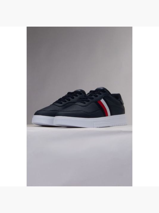 Tommy Hilfiger Supercup Leather Stripes M shoes FM0FM04824 DW5