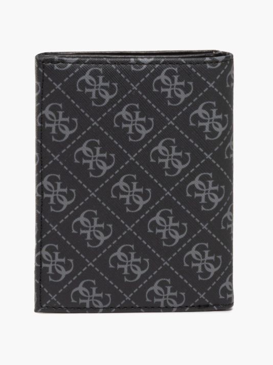 Guess, Dan, Textile Wallet, Small, Black, For Men