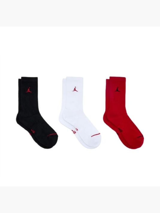 Meeste must sokid Air Jordan Everyday Cushioned Crew Basketball 6-Pack - HV6228-900
