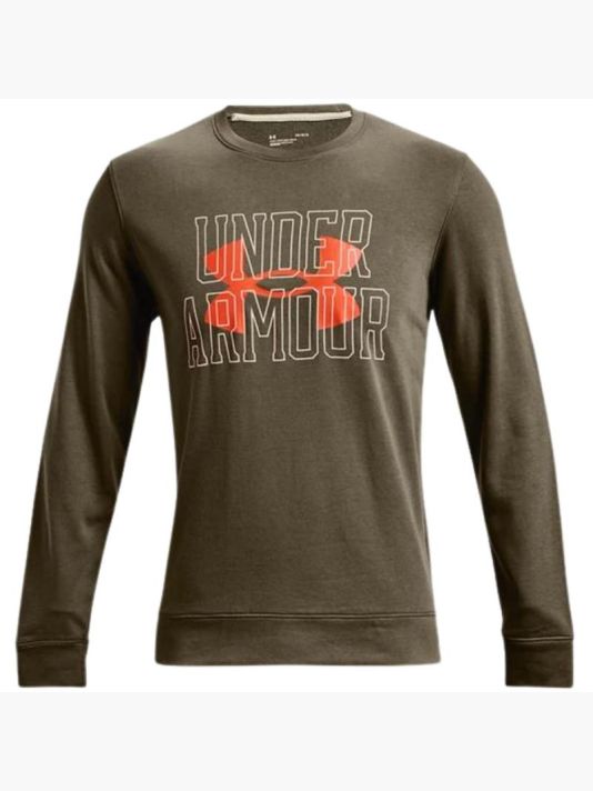 Under Armor UA Rival Terry Logo Crew M 1370391 361 sweatshirt