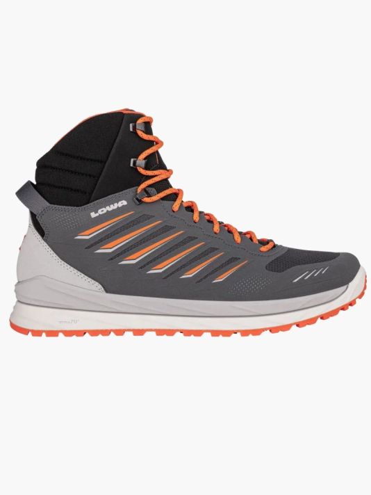 Lowa Axos GTX Mid gore-tex graphite/flame waterproof men's trekking shoes (310844 7952)