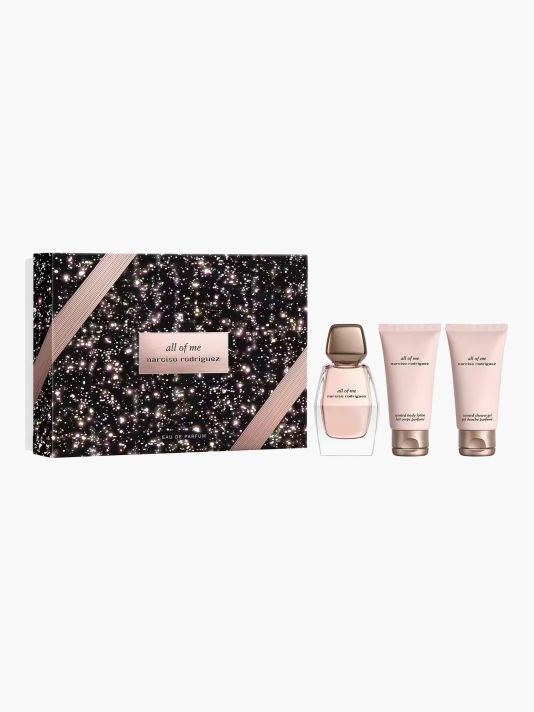Set Narciso Rodriguez: All Of Me, Eau De Parfum, For Women, 50 ml + All Of Me, Hydrating, Body Lotion, 50 ml + All Of Me, Cleansing, Shower Gel, All Over The Body, For All Skin Types