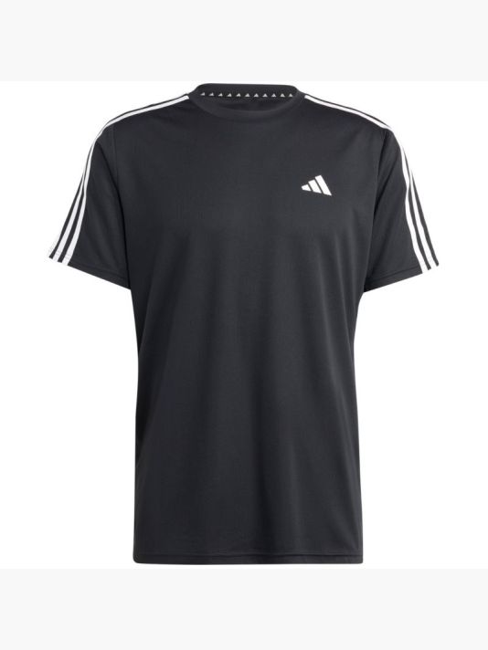 Men's adidas Train Essentials 3-Stripes Training Tee Black IB8150
