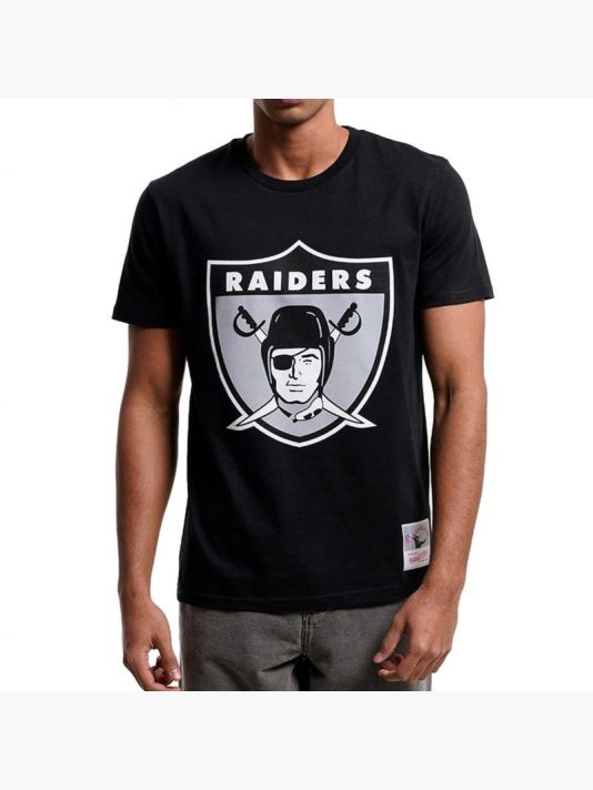 Mitchell & Ness NFL Team Logo Tee Oakland Raiders M BMTRINTL1053-ORABLCKT