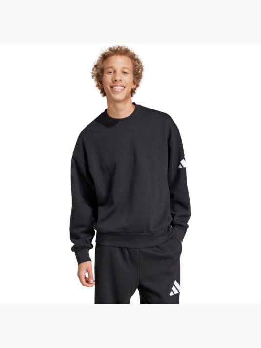 Meeste must pusa Adidas Essentials Loose Fit 3 Bar Logo JF3542