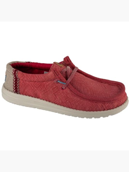 Мужская обувь Hey Dude Wally Jute M 43085-79B красный