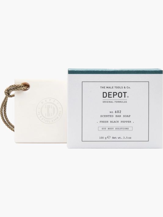 Depot, 600 Body Solutions No. 602, Botanical Complex, Cleansing, Fresh Black Pepper, Scented Soap Bar , Spicy Notes