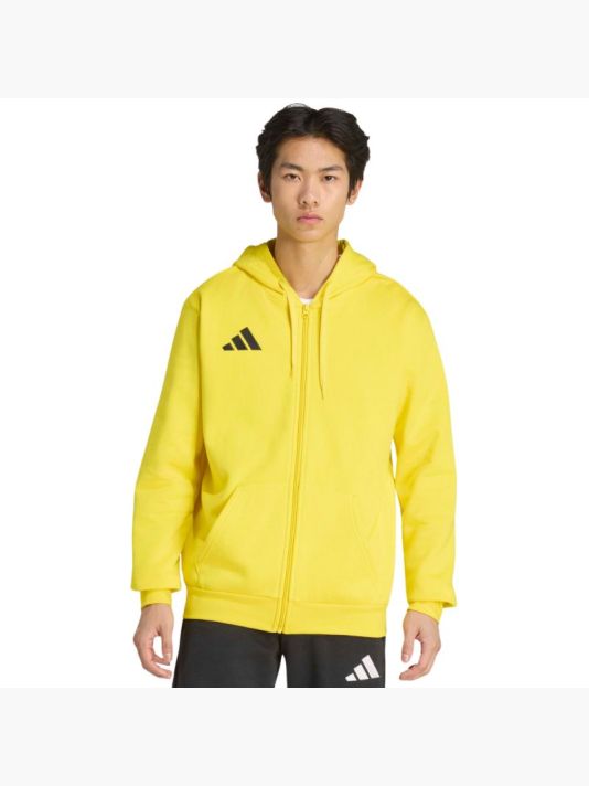 Men's adidas Entrada 26 Full Zip Hoody Yellow KF8964