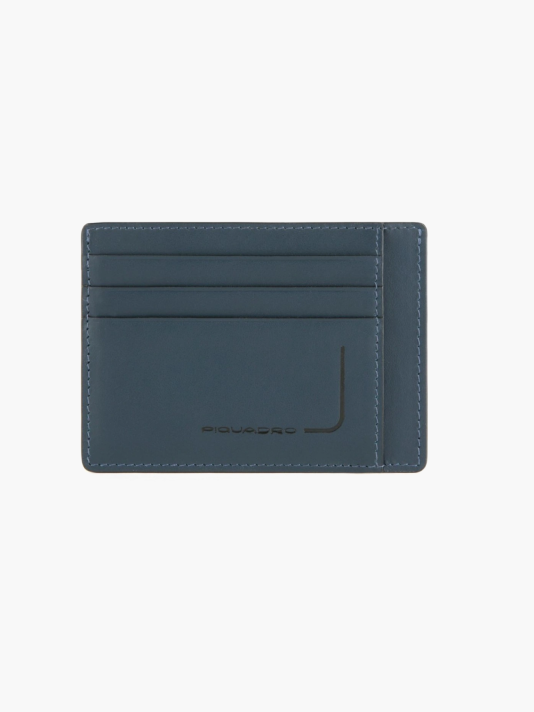Piquadro, Piquadro, Leather Card Holder, RFID Anti-Fraud Protection, For Men