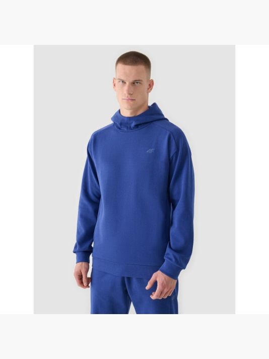 Men's sweatshirt with hood, open, 4F 4FRAW24TSWSM2050-31S