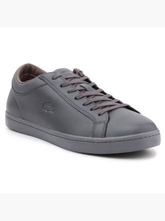 Lacoste Straightset 4 Srm Gry Leather M 30SRM4015 shoes