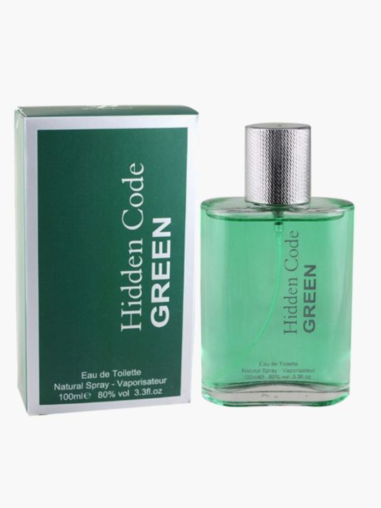Fine Perfumery, Hidden Code Green, Eau De Toilette, For Men