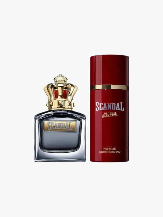 Set Jean Paul Gaultier: Scandal, Eau De Toilette, For Men, 100 ml + Scandal, Deodorant Spray, For Men