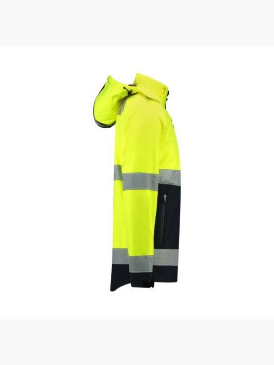 Rimeck Bi-color EN ISO 20471 Softshell Jacket M MLI-T5297 fluorescent yellow