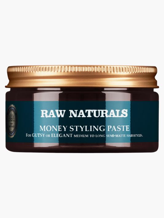 Raw Naturals, Money Styling, Paraben-Free, Hair Styling Paste, Firm Hold, Medium to high, Hair