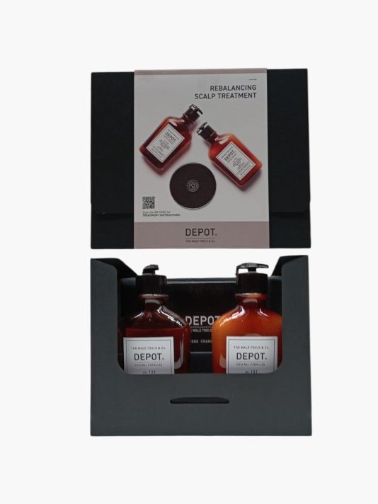 Consumer Kit A Set Depot: 100 Hair Cleansing No. 102, Botanical Complex, Hair Shampoo, Anti-Dandruff & Sebum Control, 250 ml + 100 Hair Cleansing No. 107, Kaolin, Hair Shampoo, For Regulation Of Excessive Sebum