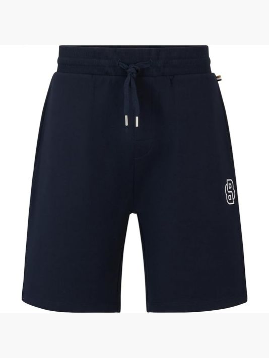 BOSS Fashion BLU men's shorts, cotton, navy blue (50515170-403)