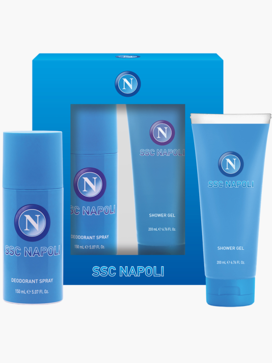 Set Ssc Napoli: Napoli, Cleansing, Shower Gel, For All Skin Types, 200 ml + Napoli, Anti-Perspirant, Deodorant Spray, For Men