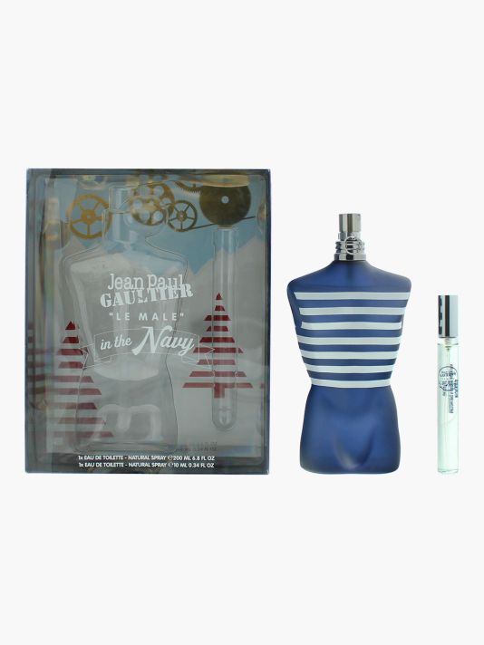 Set Jean Paul Gaultier: Le Male In The Navy, Eau De Toilette, For Men, 125 ml + Le Male In The Navy, Eau De Toilette, For Men